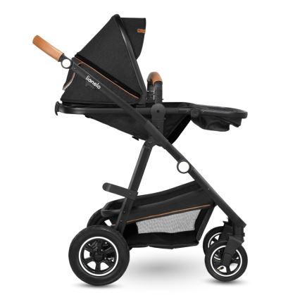 Lionelo - 2-ühes kombineeritud vanker AMBER Grey Graphite
