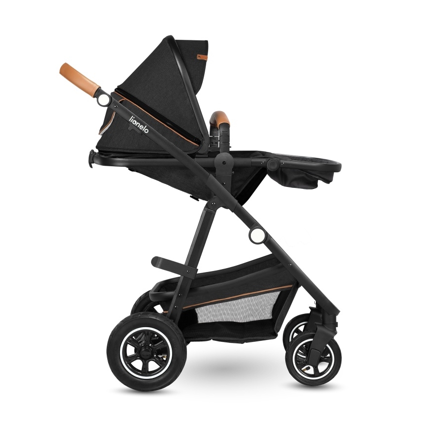 Lionelo - 2-ühes kombineeritud vanker AMBER Grey Graphite