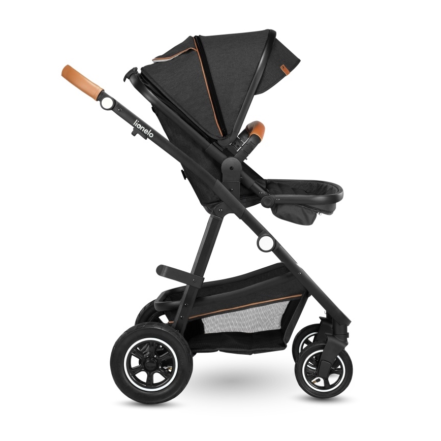 Lionelo - 2-ühes kombineeritud vanker AMBER Grey Graphite