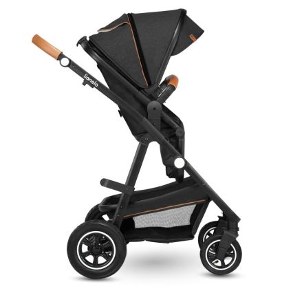 Lionelo - 2-ühes kombineeritud vanker AMBER Grey Graphite