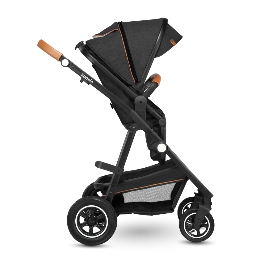 Lionelo - 2-ühes kombineeritud vanker AMBER Grey Graphite