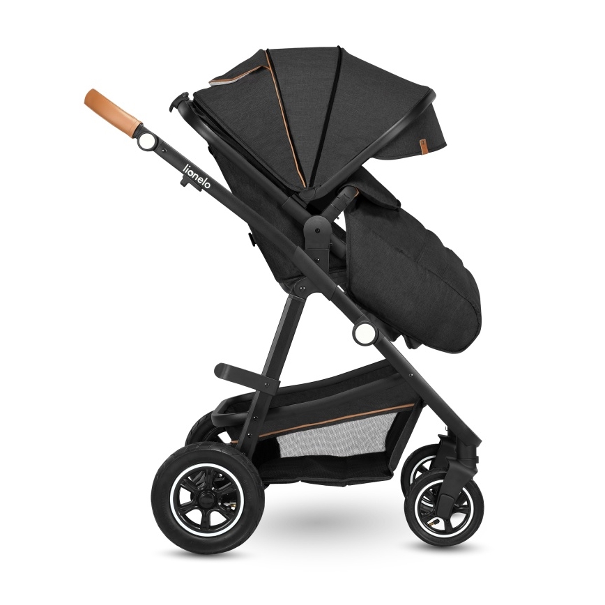 Lionelo - 2-ühes kombineeritud vanker AMBER Grey Graphite