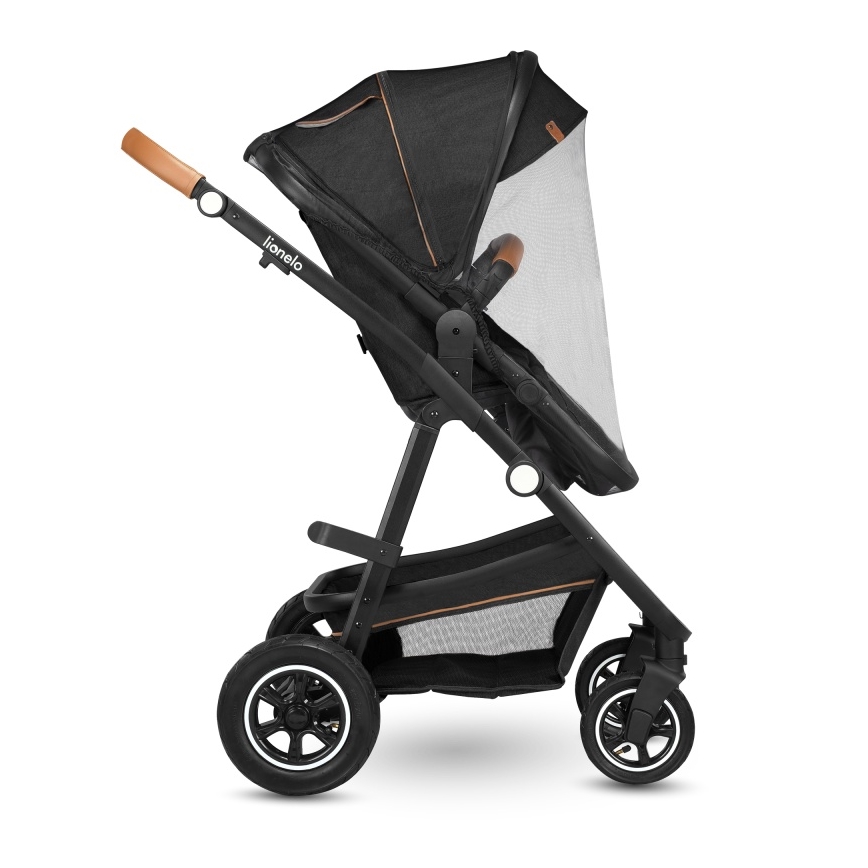 Lionelo - 2-ühes kombineeritud vanker AMBER Grey Graphite