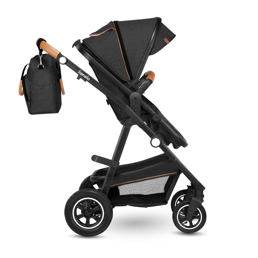 Lionelo - 2-ühes kombineeritud vanker AMBER Grey Graphite