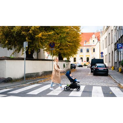 Lionelo - 2-ühes kombineeritud vanker MIKA, tumesinine