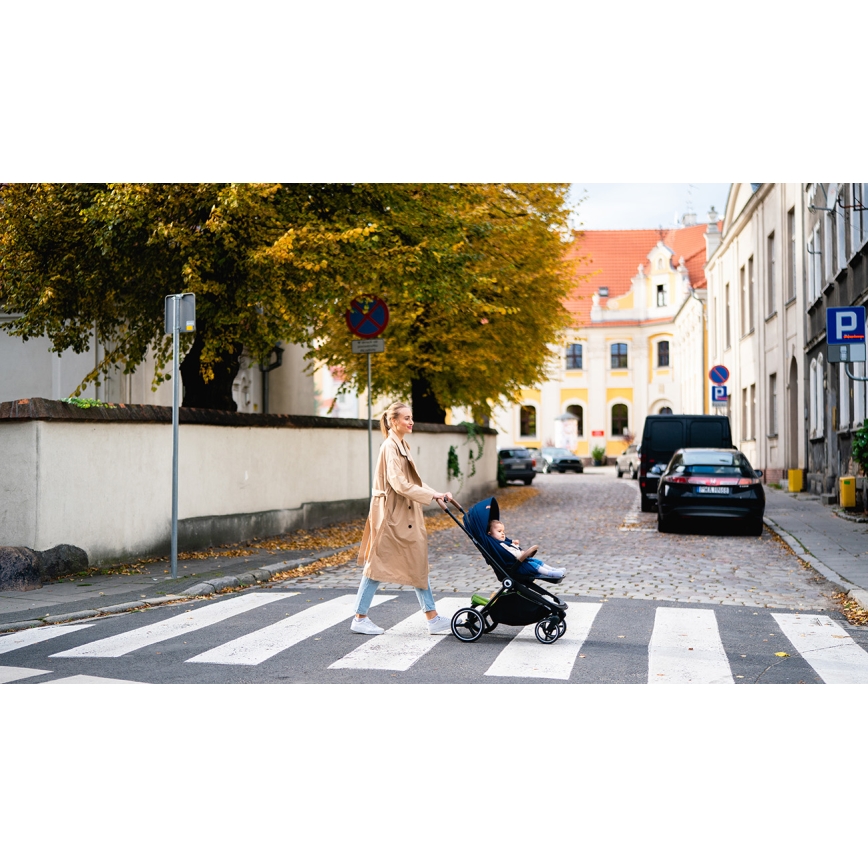 Lionelo - 2-ühes kombineeritud vanker MIKA, tumesinine