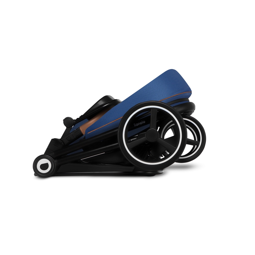 Lionelo - 2-ühes kombineeritud vanker MIKA, tumesinine