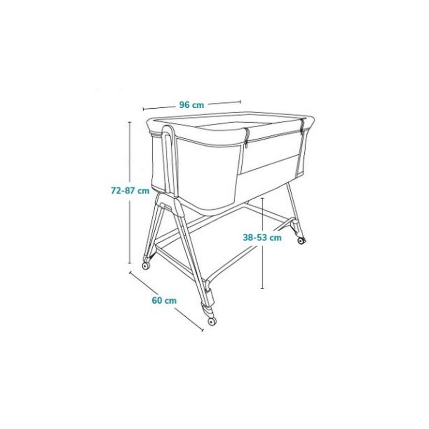 Lionelo - 2-ühes lastevoodi LUNA beež