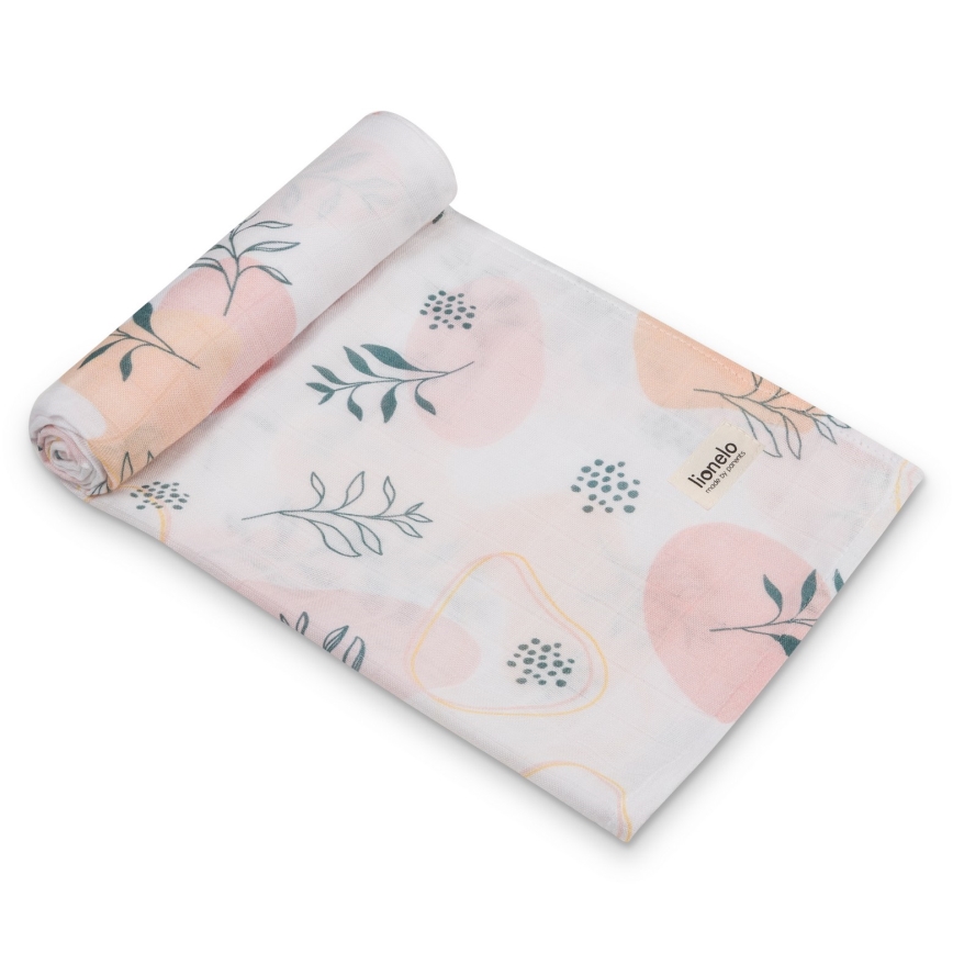Lionelo - 3 bambusest mähkmeid BAMBOO SET 70x70 cm Leaf
