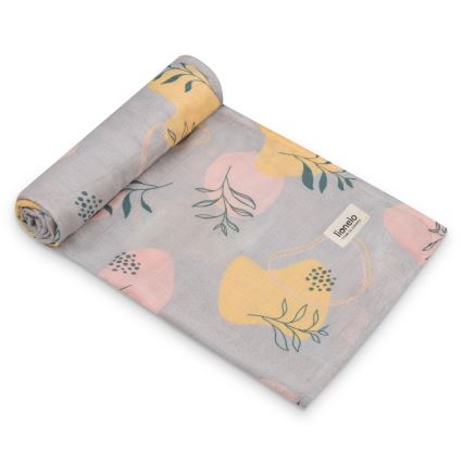 Lionelo - 3 bambusest mähkmeid BAMBOO SET 70x70 cm Leaf