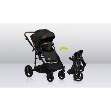 Lionelo - 3-ühes kombineeritud käru MARI TOUR Black Onyx