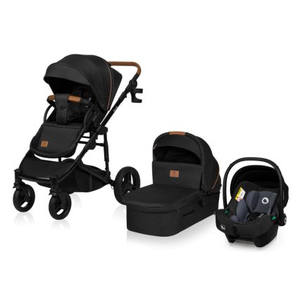 Lionelo - 3-ühes kombineeritud käru MARI TOUR Black Onyx