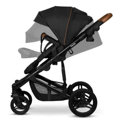 Lionelo - 3-ühes kombineeritud käru MARI TOUR Black Onyx