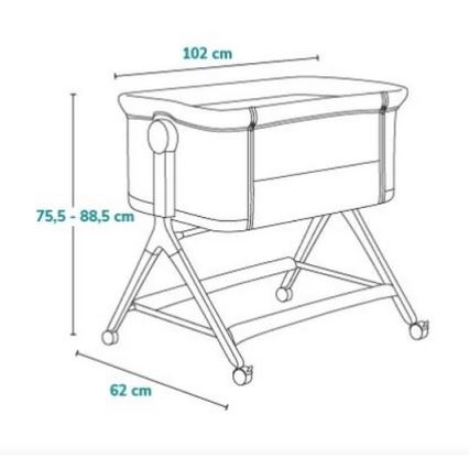 Lionelo - 3-ühes lastevoodi LEONIE PLUS beež