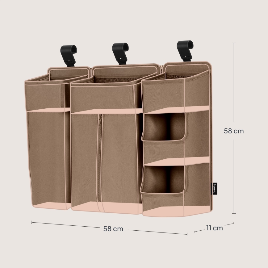 Lionelo - 3-ühes voodikott SIDEPOCKET beež