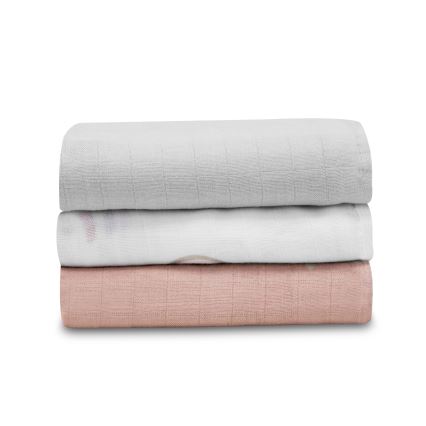 Lionelo - 3x Bambu beebipadi komplekt BAMBOO SET 70x70 cm Rainbow