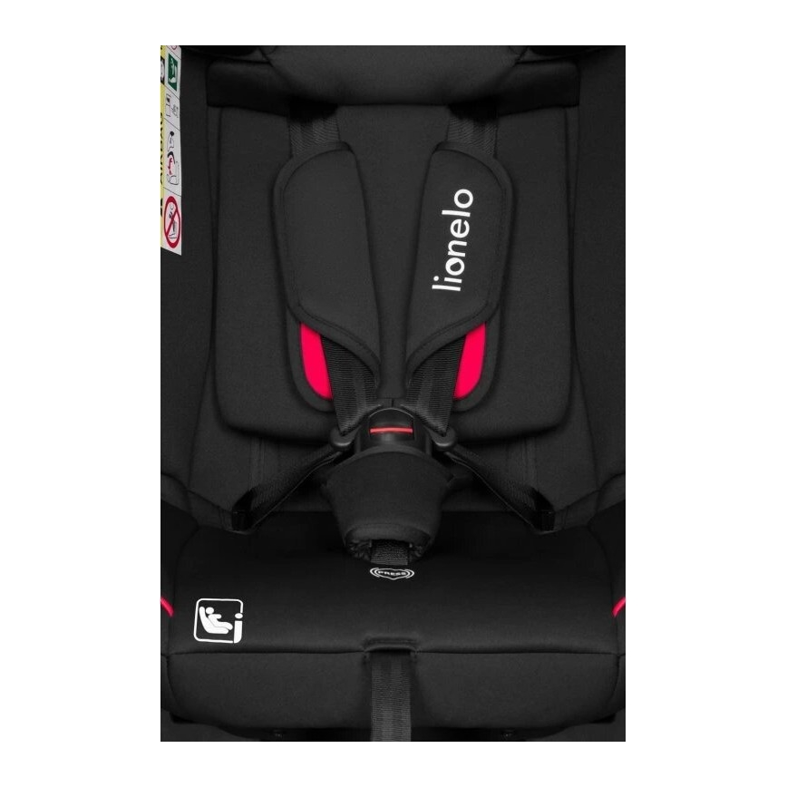 Lionelo - AART i-Size laste turvatool 40-150 cm must/punane