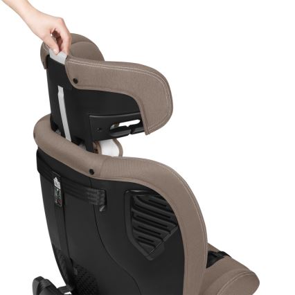 Lionelo - Pööratav lapse turvatool alusega BASTIAAN ONE i-Size 40-150 cm beež liiv
