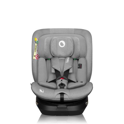 Lionelo - Alusega pööratav turvatool BRAVE i-Size 40-150 cm Kivihall