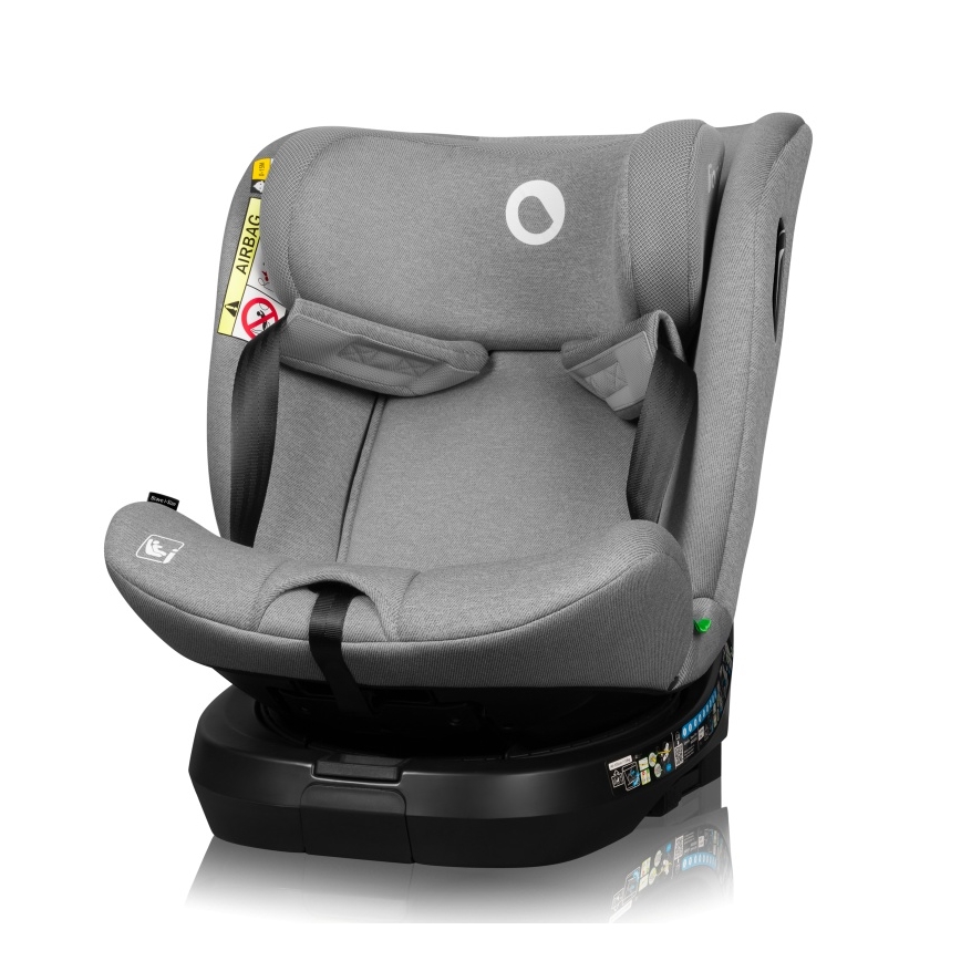 Lionelo - Alusega pööratav turvatool BRAVE i-Size 40-150 cm Kivihall