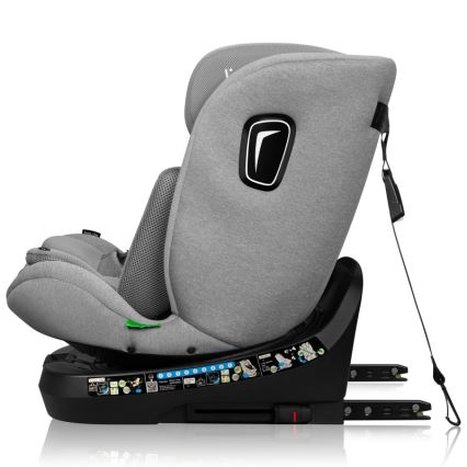 Lionelo - Alusega pööratav turvatool BRAVE i-Size 40-150 cm Kivihall