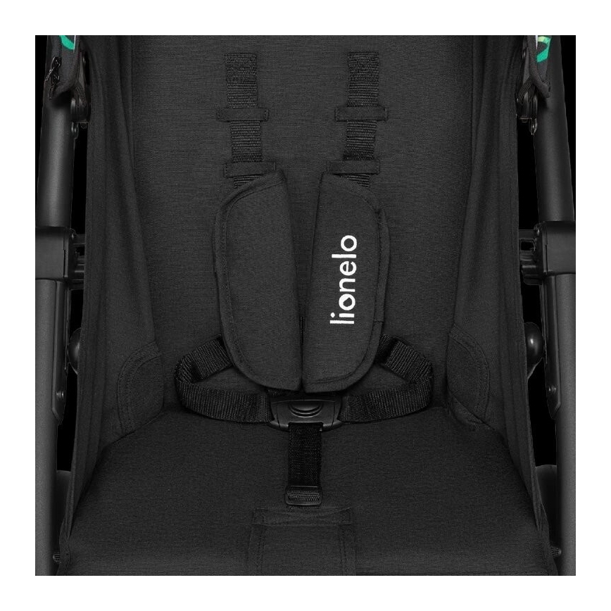 Lionelo - ANNET PLUS spordikäru, must