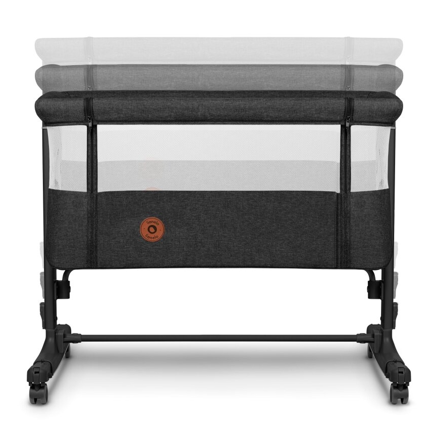 Lionelo - AURORA 3-ühes beebivoodi, must