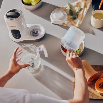 Lionelo - Aurutaja 5-ühes BABYMENU 110W/230V valge/hall