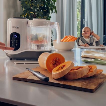 Lionelo - Auruti 5-ühes BABYMENU 110W/230V valge/hall