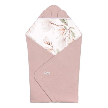 Lionelo - Autoistmepad TRAVEL SWADDLE 90x90 cm Bež Magnolia