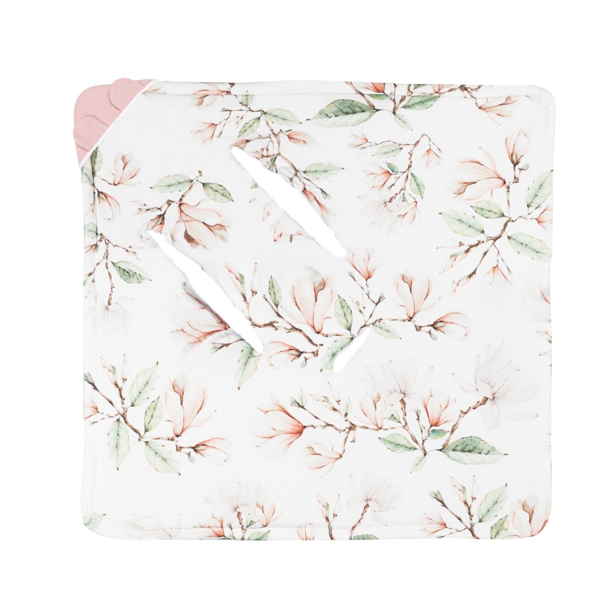 Lionelo - Autoistmepad TRAVEL SWADDLE 90x90 cm Bež Magnolia
