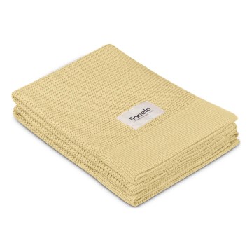 Lionelo - Bamboo tekk BAMBOO BLANKET 75x100 cm Kollane Sidrun