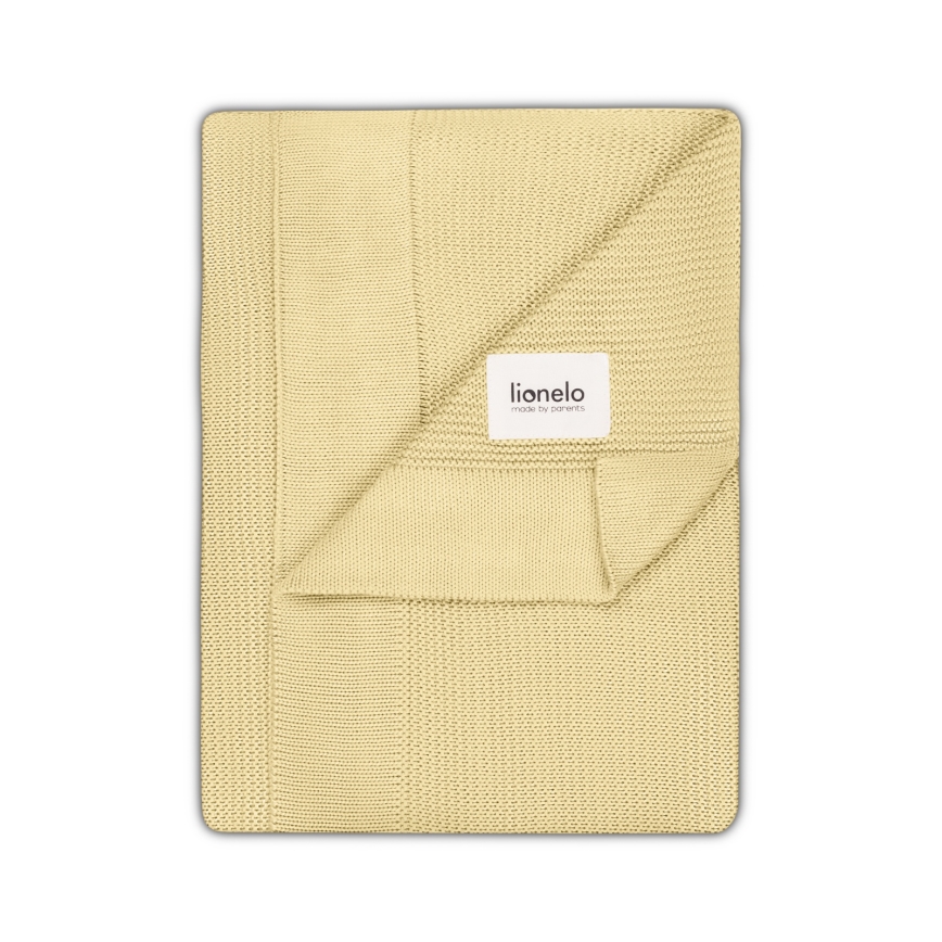 Lionelo - Bamboo tekk BAMBOO BLANKET 75x100 cm Kollane Sidrun