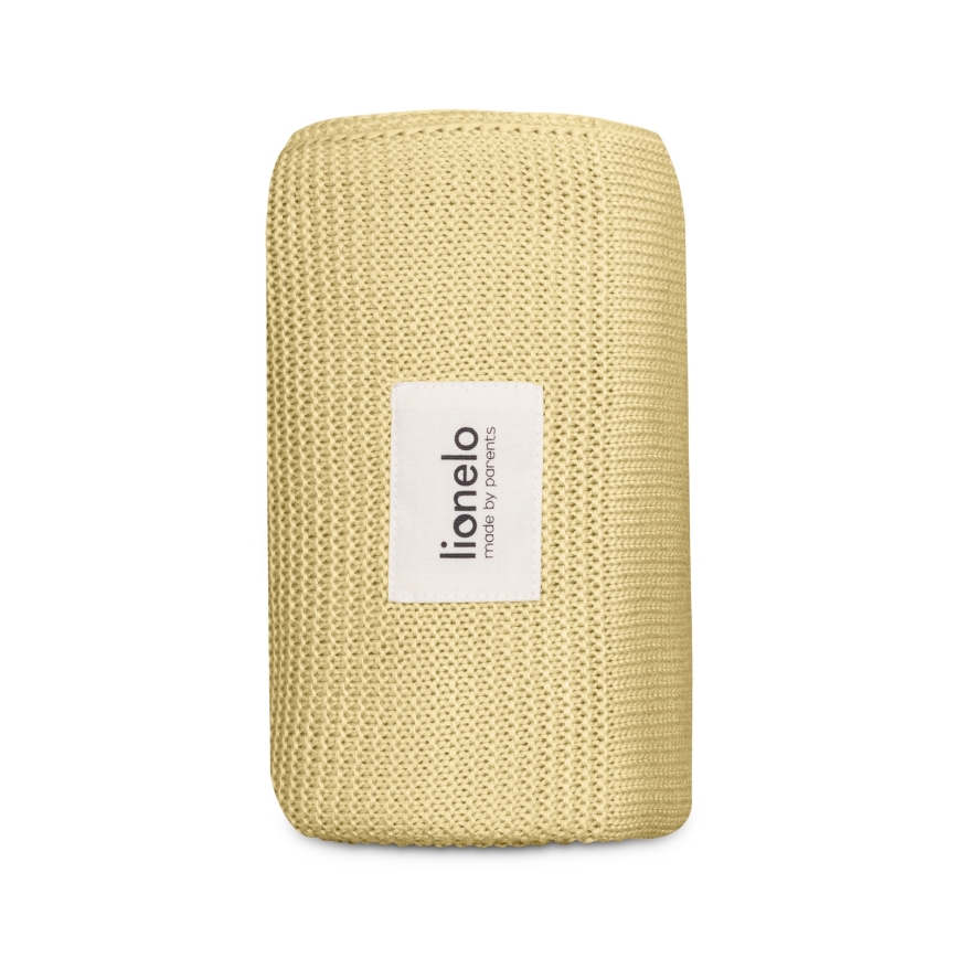 Lionelo - Bamboo tekk BAMBOO BLANKET 75x100 cm Kollane Sidrun
