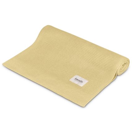 Lionelo - Bamboo tekk BAMBOO BLANKET 75x100 cm Kollane Sidrun