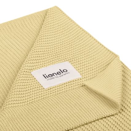Lionelo - Bamboo tekk BAMBOO BLANKET 75x100 cm Kollane Sidrun