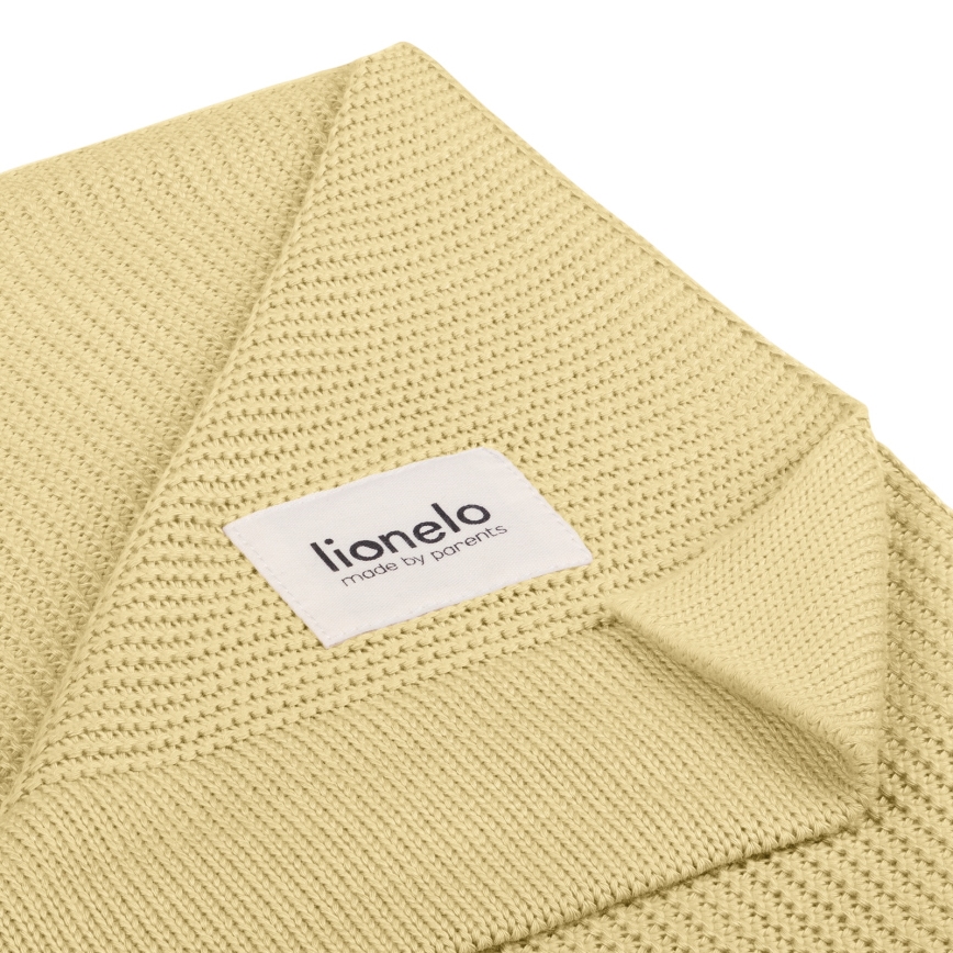 Lionelo - Bamboo tekk BAMBOO BLANKET 75x100 cm Kollane Sidrun