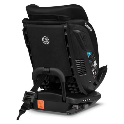 Lionelo - BASTIAAN i-Size alusega pööratav laste turvatool 40-150 cm Black Carbon