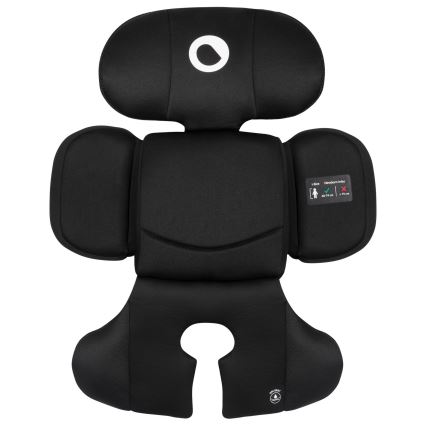 Lionelo - BASTIAAN i-Size alusega pööratav laste turvatool 40-150 cm Black Carbon