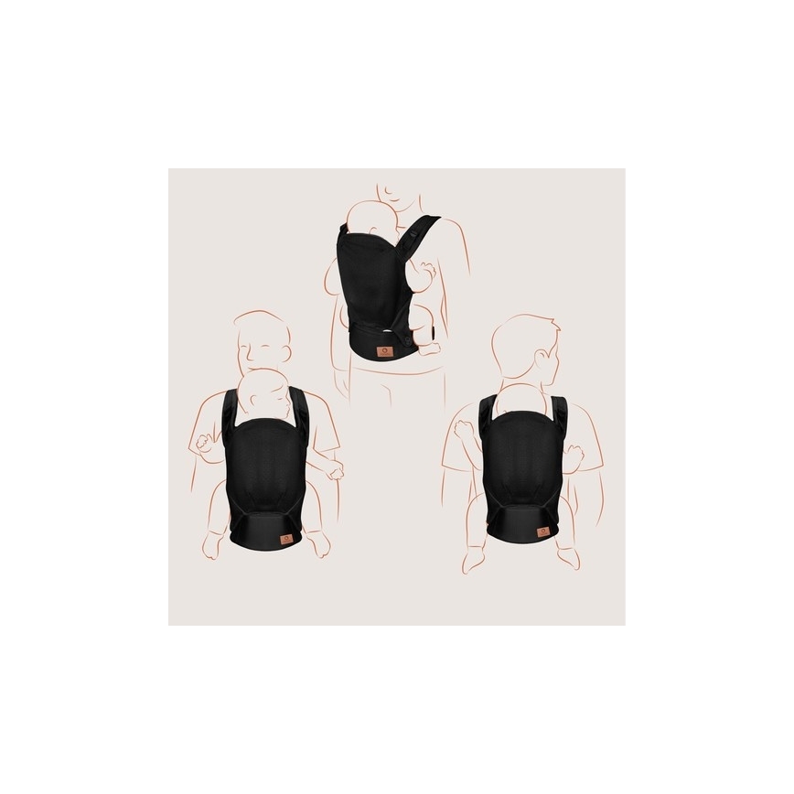 Lionelo - Beebikandja MARGAREET Air Black