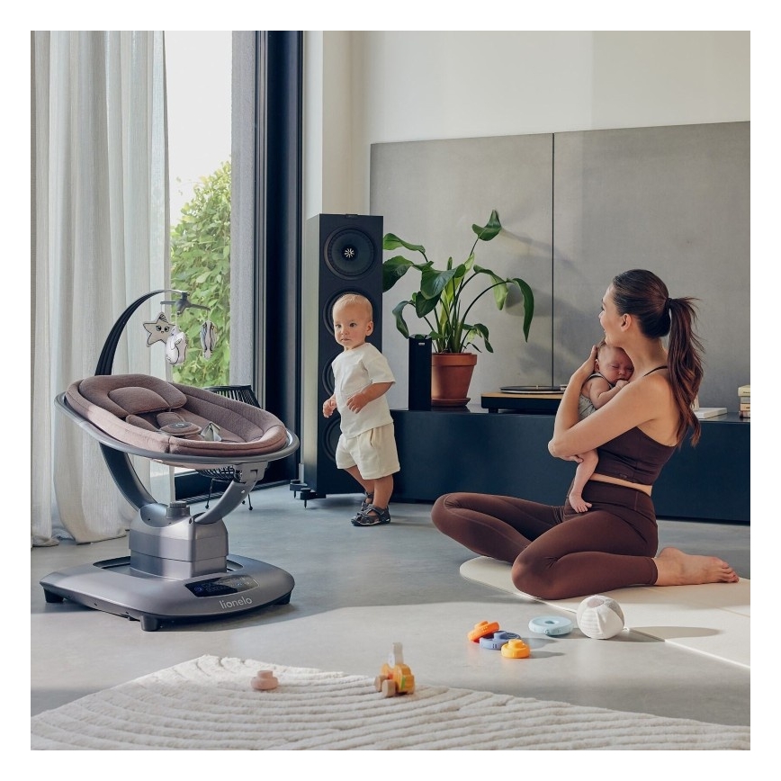 Lionelo - beebikiik meloodiaga BLOSSOM Pink Mauve + kaugjuhtimispult