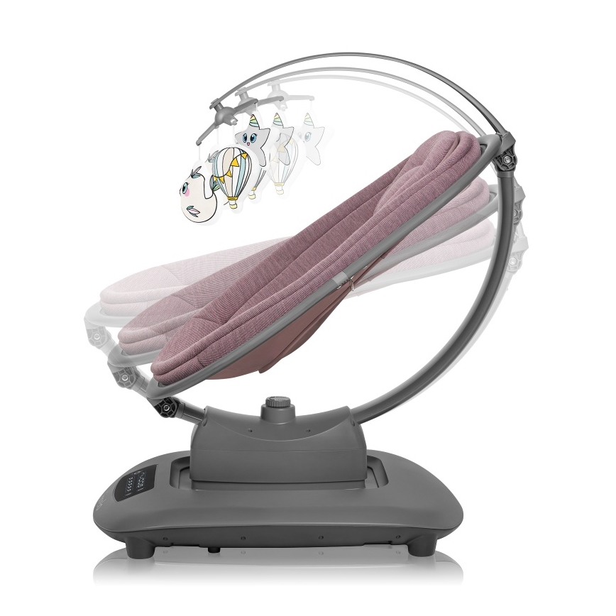 Lionelo - beebikiik meloodiaga BLOSSOM Pink Mauve + kaugjuhtimispult