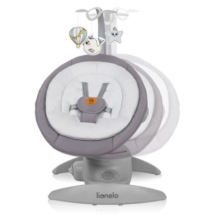 Lionelo - Beebikiik meloodiaga MELL Grey Stone 4xAA + kaugjuhtimispult
