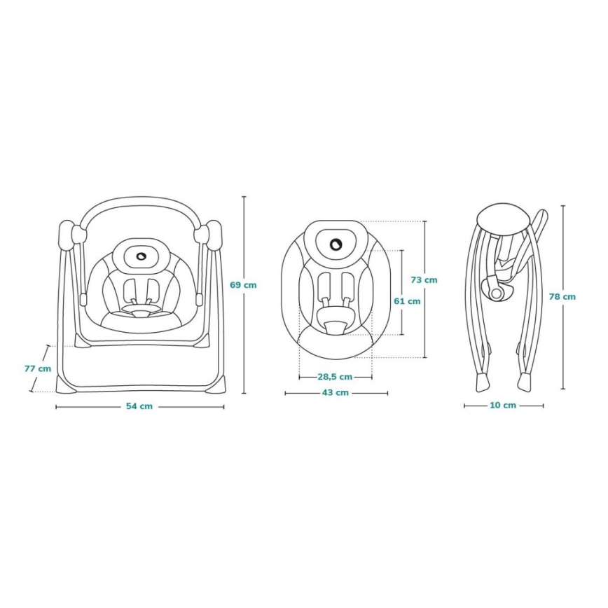 Lionelo - Beebikiik OTTO 4xLR14 Cozy Grey