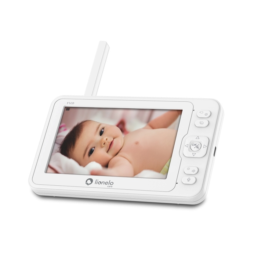 Lionelo - Beebimonitor koos ekraaniga BABYLINE 6.2 5V 3600 mAh