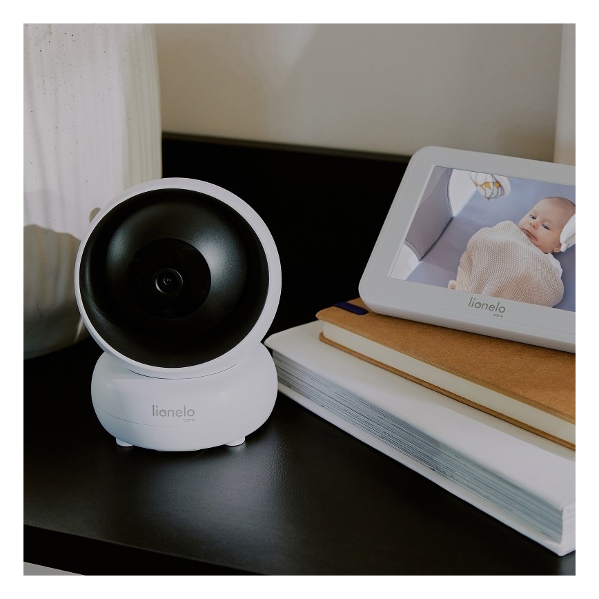 Lionelo - Beebimonitor koos ekraaniga BABYLINE 8.3 5V 3600 mAh