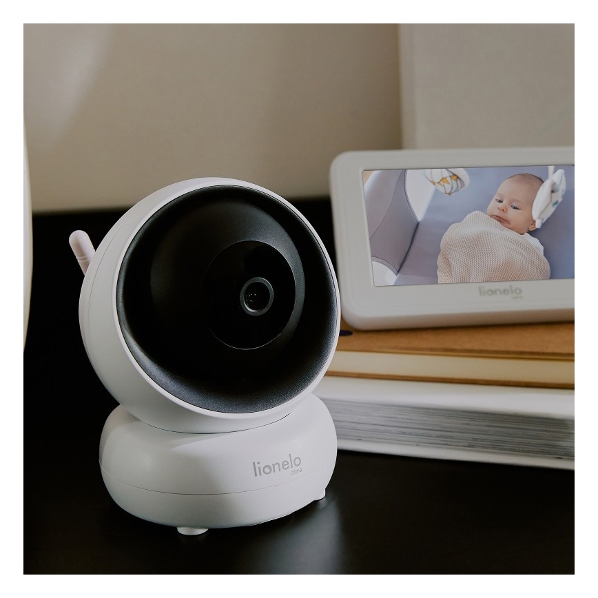 Lionelo - Beebimonitor koos ekraaniga BABYLINE 8.3 5V 3600 mAh