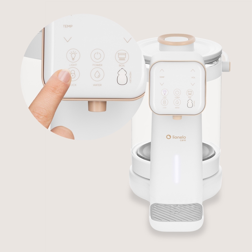 Lionelo - beebipiima valmistaja BABYPRESTO 2.0 1200W/230V valge