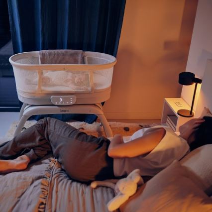 Lionelo - Beebivoodi CORAL koos kaaluga, valge