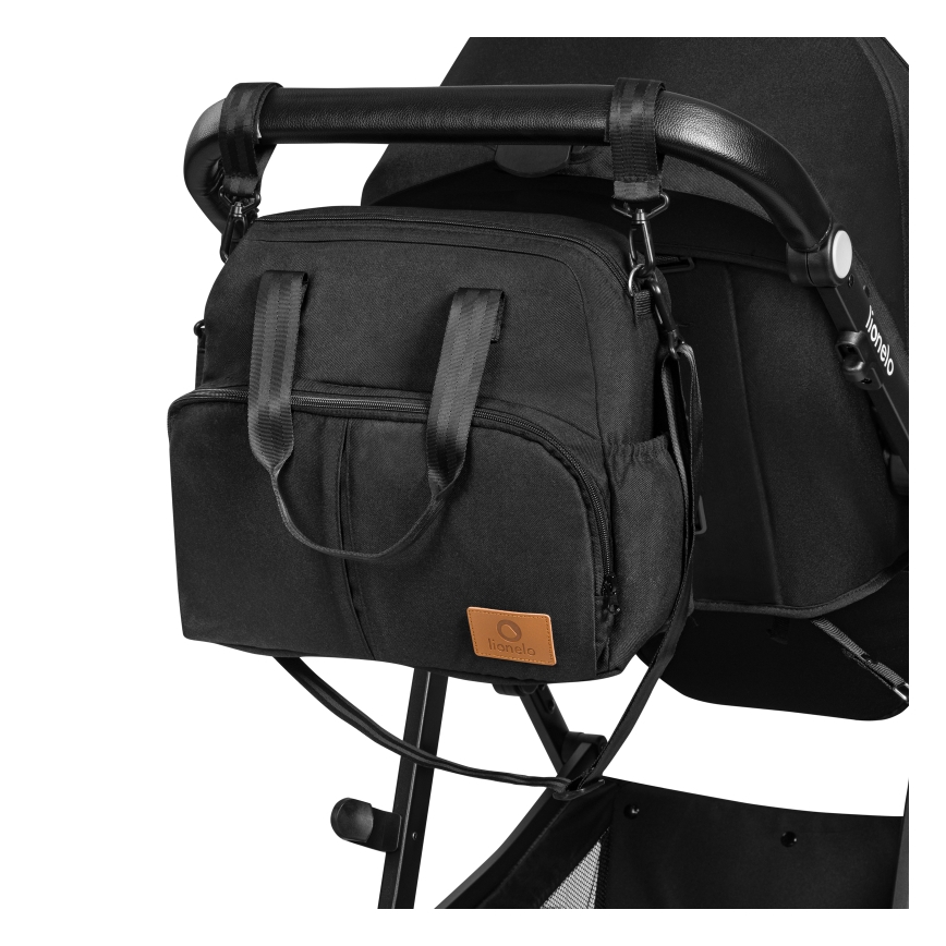 Lionelo - BIANKA 3-ühes kombineeritud lapsevanker Black Onyx